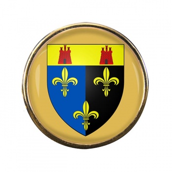 Monmouthshire Round Pin Badge