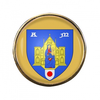 Montpellier (France) Round Pin Badge