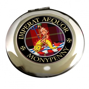 Monypenny Scottish Clan Chrome Mirror