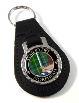 Morehead Scottish Clan Leather Key Fob
