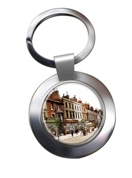 Mostyn Street Llandudno Chrome Key Ring
