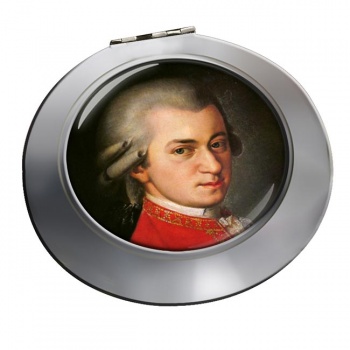 Wolfgang Amadeus Mozart Chrome Mirror