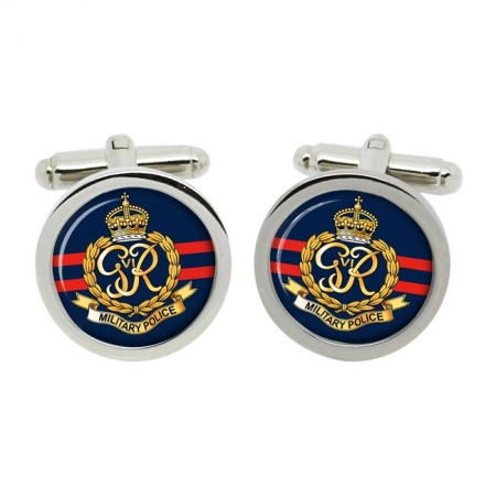 Corps of Military Police MP 1937-46 Cufflinks in Chrome Box