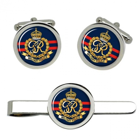Corps of Military Police MP 1937-46 Cufflinks and Tie Clip Set