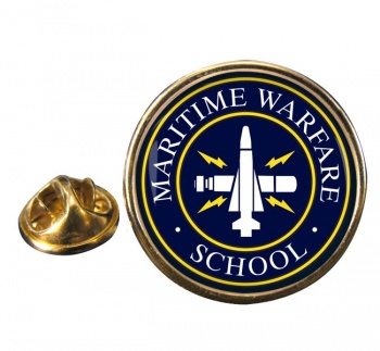 Maritime Warfare School (MWS) RN Round Pin Badge