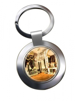 Chambre à Coucher de Napoléon I Palais de Fontainbleu Chrome Key Ring
