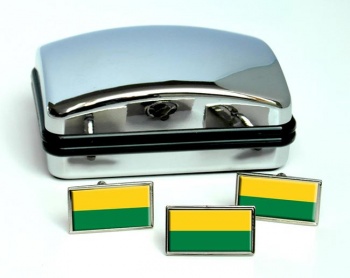 Narino (Colombia) Flag Cufflink and Tie Pin Set