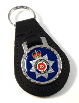 Northamptonshire Police Leather Key Fob