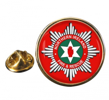Northern Ireland Fire and Rescue Round Pin Badge