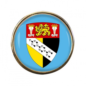 Norfolk (England) Round Pin Badge