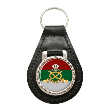 North Staffordshire Regiment, British Army Leather Key Fob