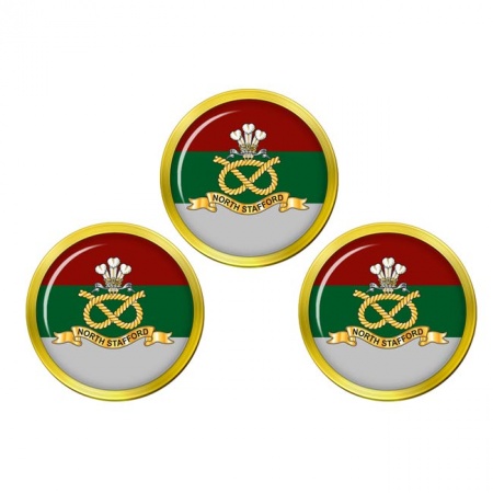 North Staffordshire Regiment, British Army Golf Ball Markers