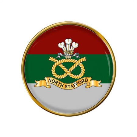 North Staffordshire Regiment, British Army Pin Badge