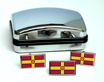 Northamptonshire (England) Flag Cufflink and Tie Pin Set