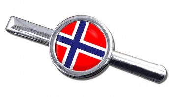 Norway Norge Round Tie Clip