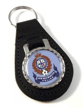 New Westminster Police (Canada) Leather Key Fob