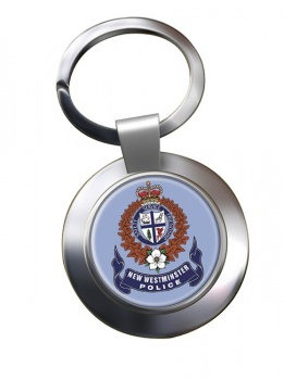 New Westminster Police (Canada) Chrome Key Ring