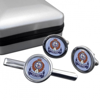 New Westminster Police (Canada) Round Cufflink and Tie Clip Set