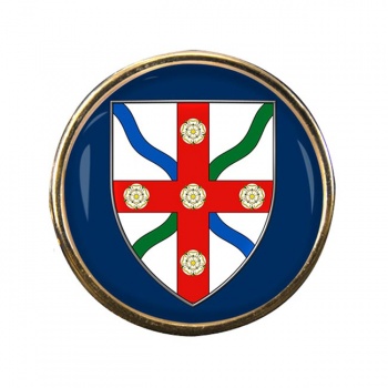 North Yorkshire (England) Round Pin Badge