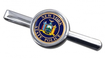 New York State Police Round Tie Clip