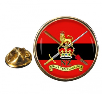 New Zealand Army Round Pin Badge