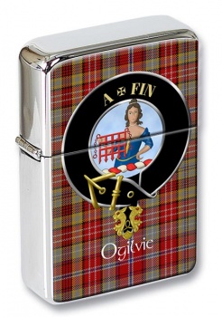 Ogilvie Scottish Clan Flip Top Lighter