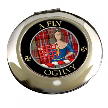 Ogilvy Scottish Clan Chrome Mirror
