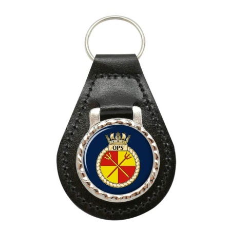 OPS Overseas Patrol Squadron, Royal Navy Leather Key Fob