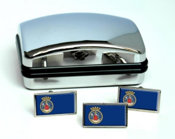 Oslo (Norway) Flag Cufflink and Tie Pin Set