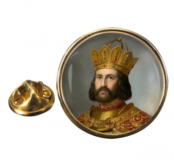 Holy Roman Emperor Otto I Round Pin Badge