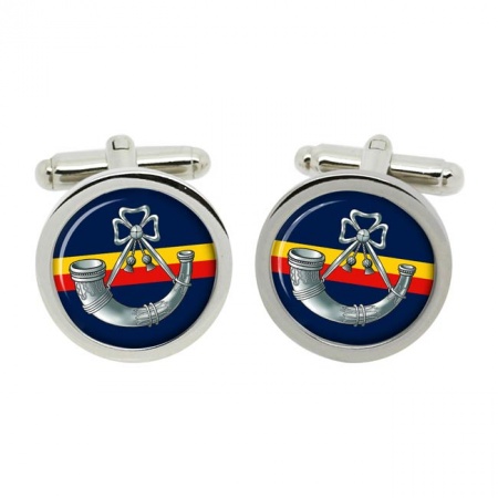 Oxfordshire and Buckinghamshire Light Infantry, British Army Cufflinks in Chrome Box