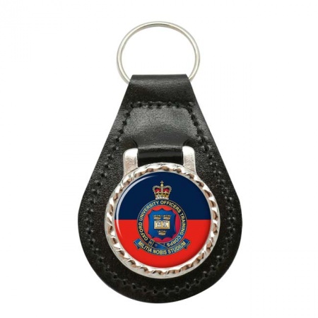 Oxford University Officers' Training Corps UOTC, British Army ER Leather Key Fob