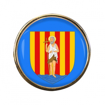 Perpignan (France) Round Pin Badge