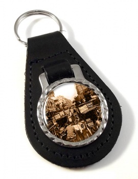 Piccadilly Rush Hour Leather Key Fob