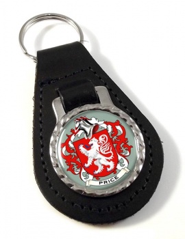 Price Coat of Arms Leather Key Fob