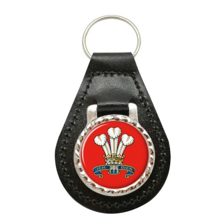 Prince Of Wales's Division, British Army Leather Key Fob