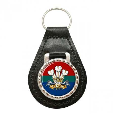 Prince of Wales's Leinster Regiment, British Army Leather Key Fob