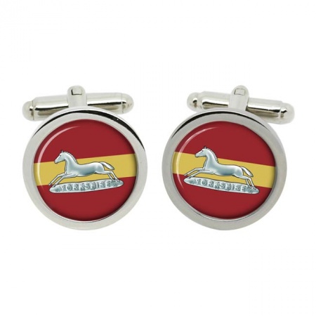Prince of Wales's Own Regiment of Yorkshire, British Army Cufflinks in Chrome Box