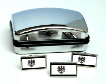 Prussia (Germany) Flag Cufflink and Tie Pin Set