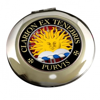 Purvis Scottish Clan Chrome Mirror