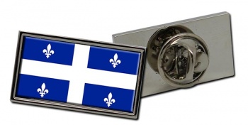 Quebec Province (Canada) Flag Pin Badge