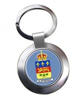 Quebec Province (Canada) Metal Key Ring