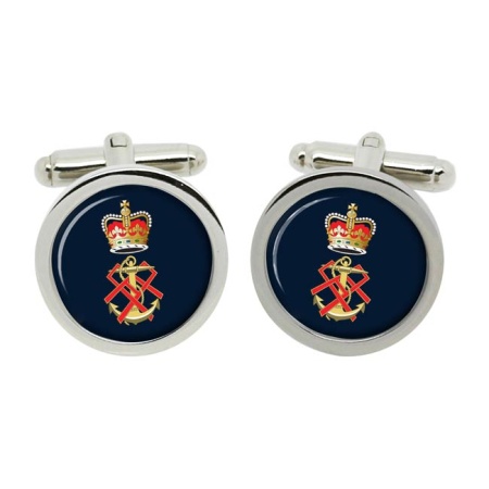 Queen Alexandra's Royal Naval Nursing Service ER, Royal Navy Cufflinks in Box