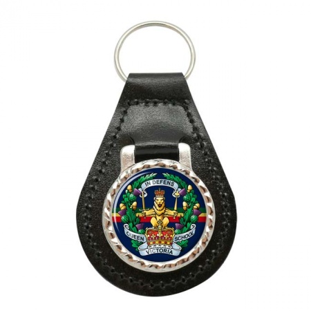 Queen Victoria School (QVS), British Army Leather Key Fob