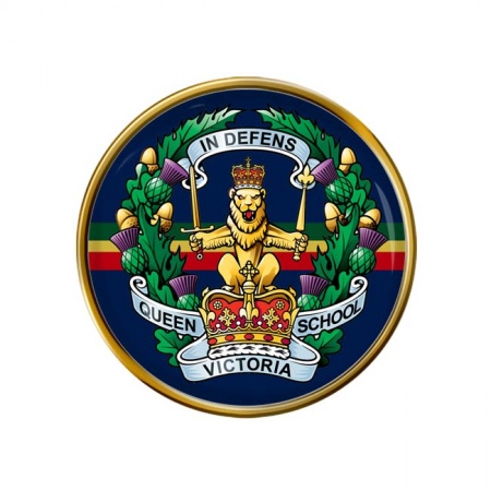 Queen Victoria School (QVS), British Army Pin Badge