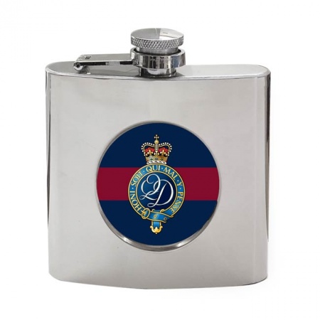 Queen's Division, British Army ER Hip Flask