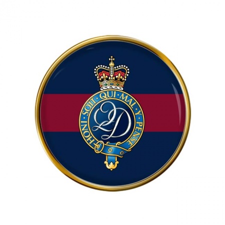 Queen's Division, British Army ER Pin Badge