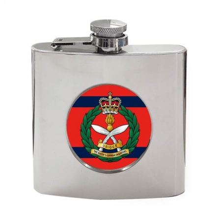 Queen's Gurkha Engineers, British Army Hip Flask