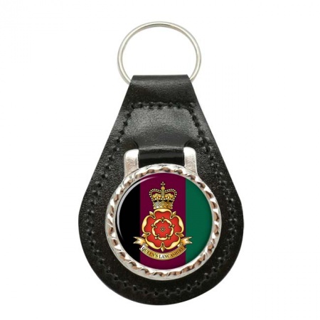 Queen's Lancashire Regiment, British Army Leather Key Fob