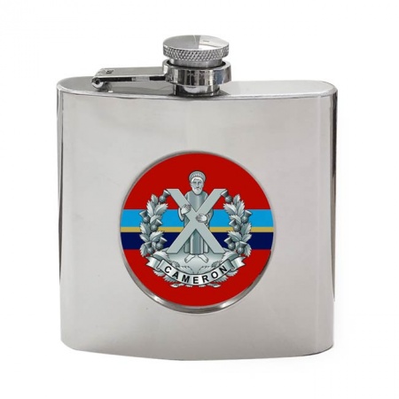 Queen's Own Cameron Highlanders, British Army Hip Flask